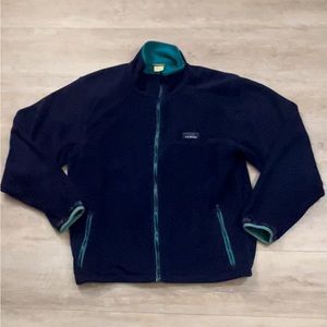 L.L. Bean Men’s Vintage Polartec Full Zip Jacket Size Medium
